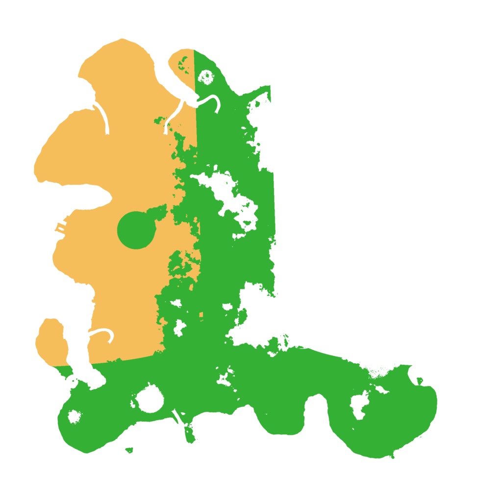 Biome Rust Map: Procedural Map, Size: 3500, Seed: 6546546