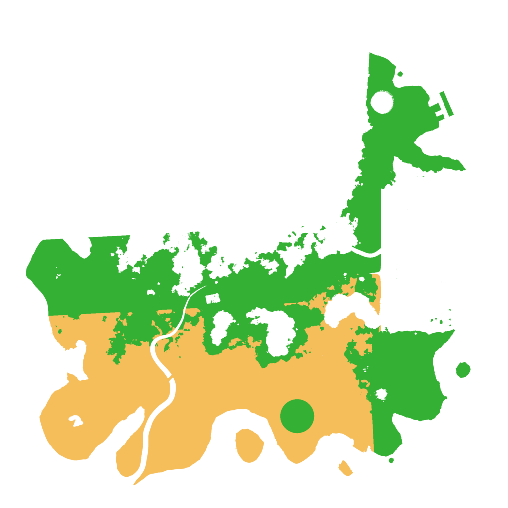 Biome Rust Map: Procedural Map, Size: 4000, Seed: 310232