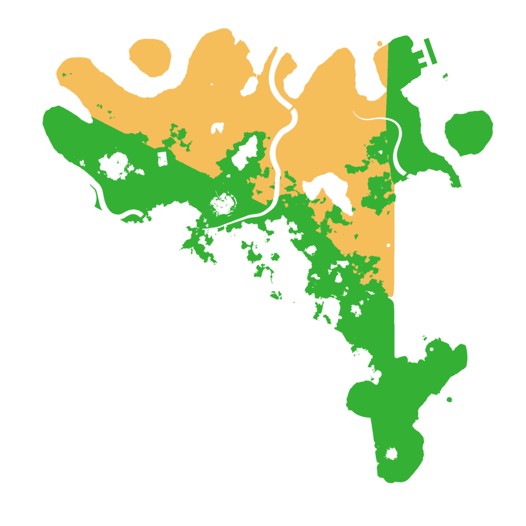 Biome Rust Map: Procedural Map, Size: 4000, Seed: 965350