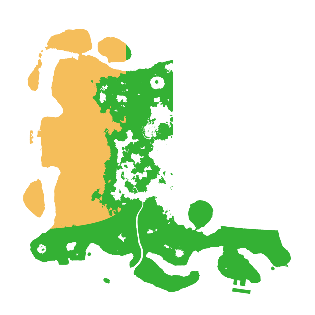 Biome Rust Map: Procedural Map, Size: 3500, Seed: 2137971297