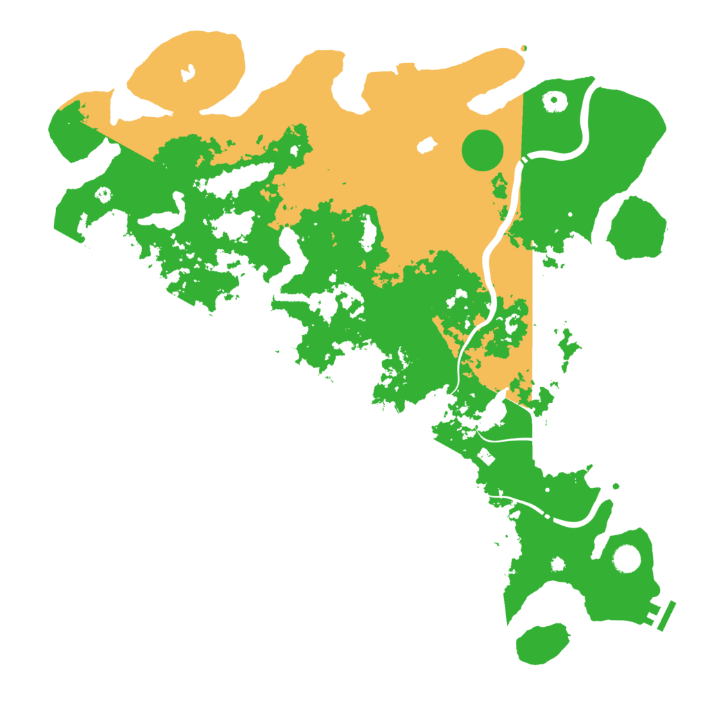 Biome Rust Map: Procedural Map, Size: 4500, Seed: 1017060915