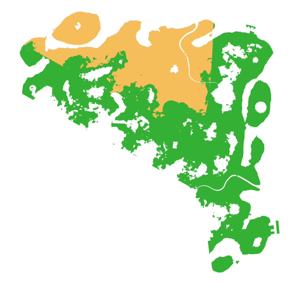 Biome Rust Map: Procedural Map, Size: 4500, Seed: 1017060915