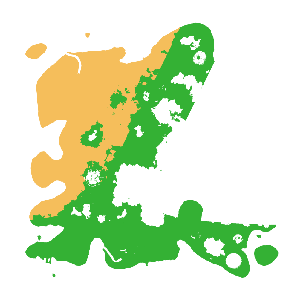 Biome Rust Map: Procedural Map, Size: 3500, Seed: 20598575