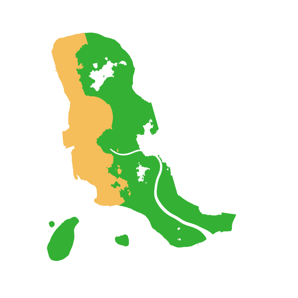Biome Rust Map: Procedural Map, Size: 2000, Seed: 1393300243