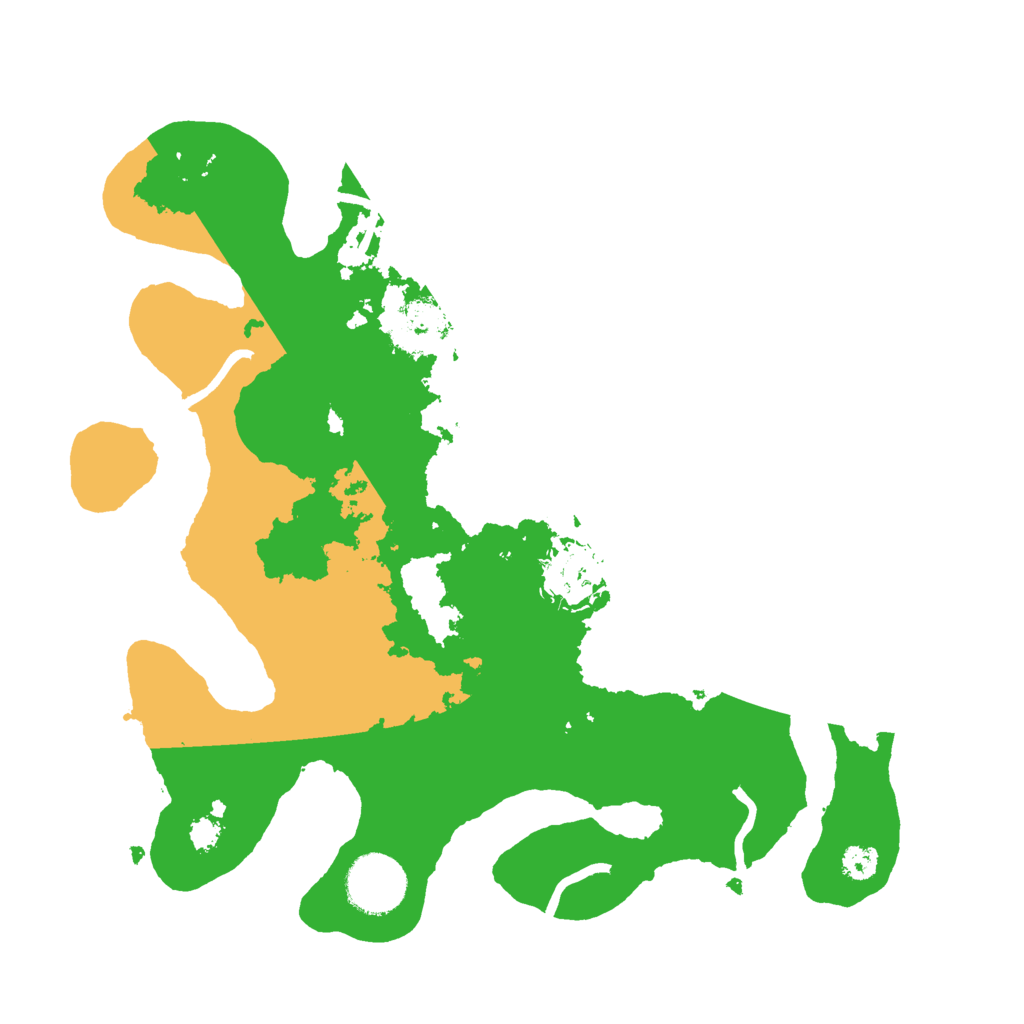 Biome Rust Map: Procedural Map, Size: 3000, Seed: 23180