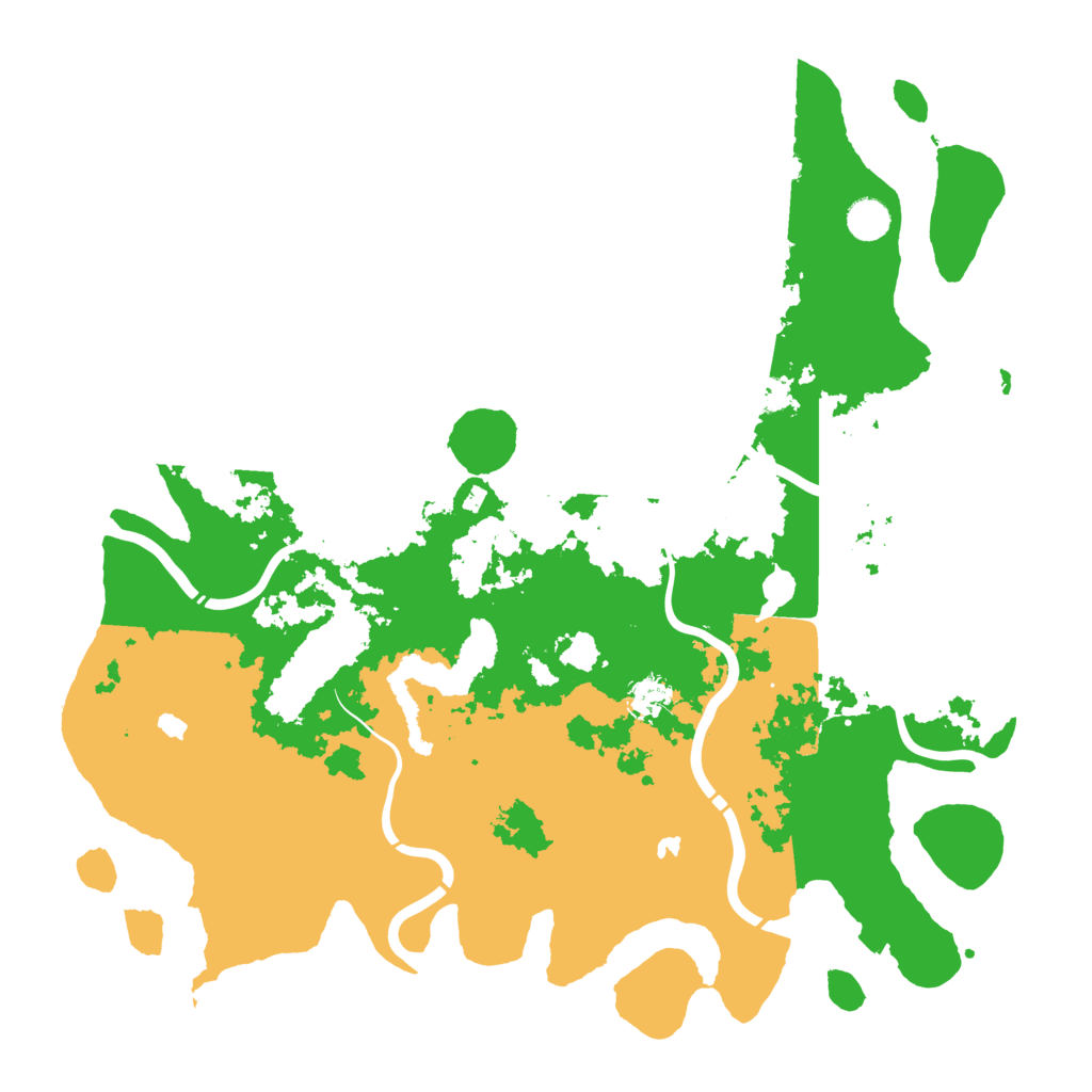 Biome Rust Map: Procedural Map, Size: 4500, Seed: 623341751