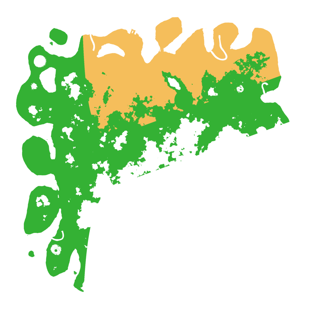 Biome Rust Map: Procedural Map, Size: 4500, Seed: 1999215791