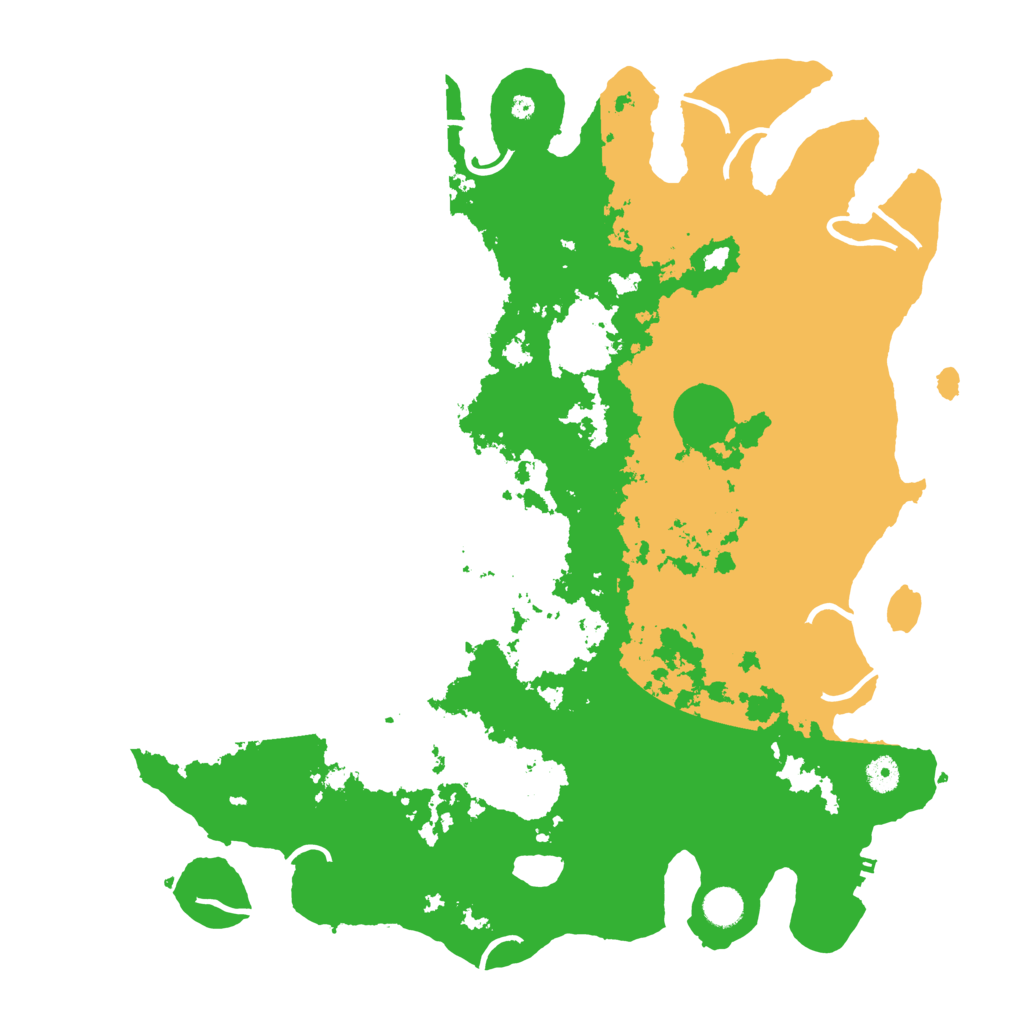 Biome Rust Map: Procedural Map, Size: 4500, Seed: 81