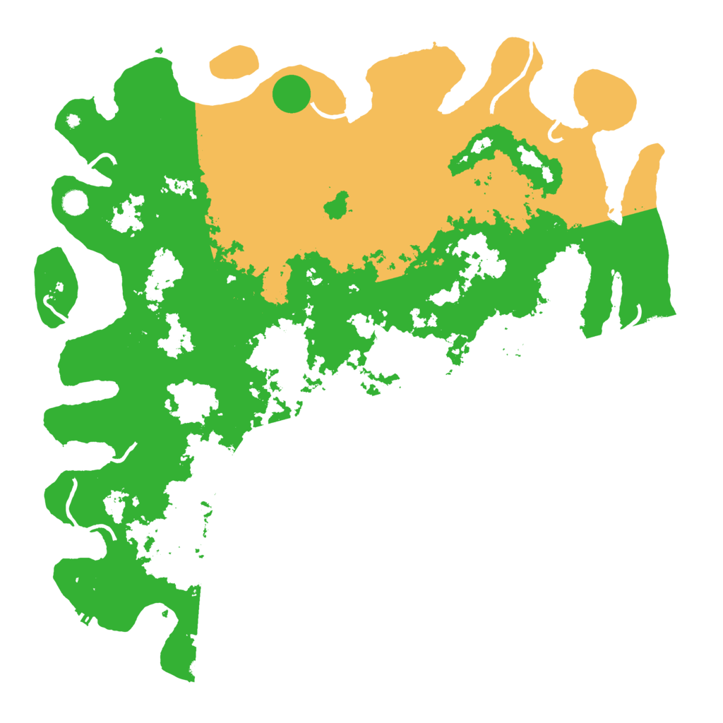 Biome Rust Map: Procedural Map, Size: 5000, Seed: 4892