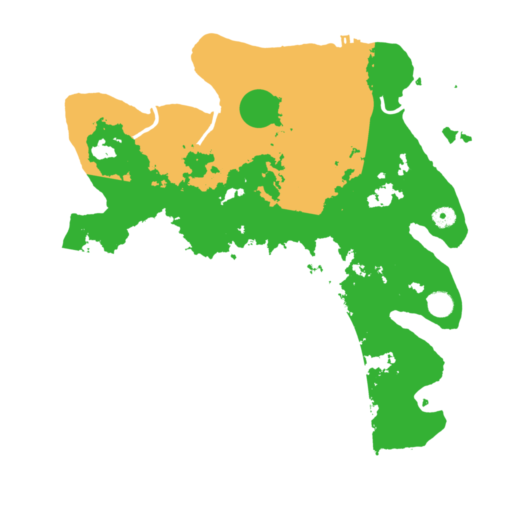 Biome Rust Map: Procedural Map, Size: 3500, Seed: 269420846