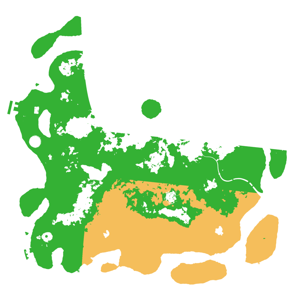 Biome Rust Map: Procedural Map, Size: 4500, Seed: 19190