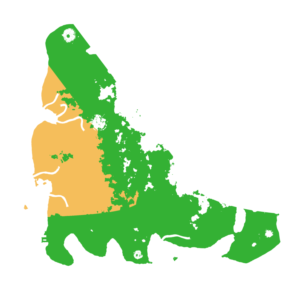 Biome Rust Map: Procedural Map, Size: 3500, Seed: 951264656