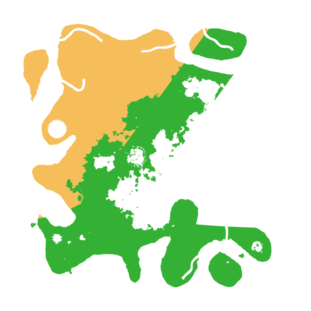 Biome Rust Map: Procedural Map, Size: 3000, Seed: 590080453