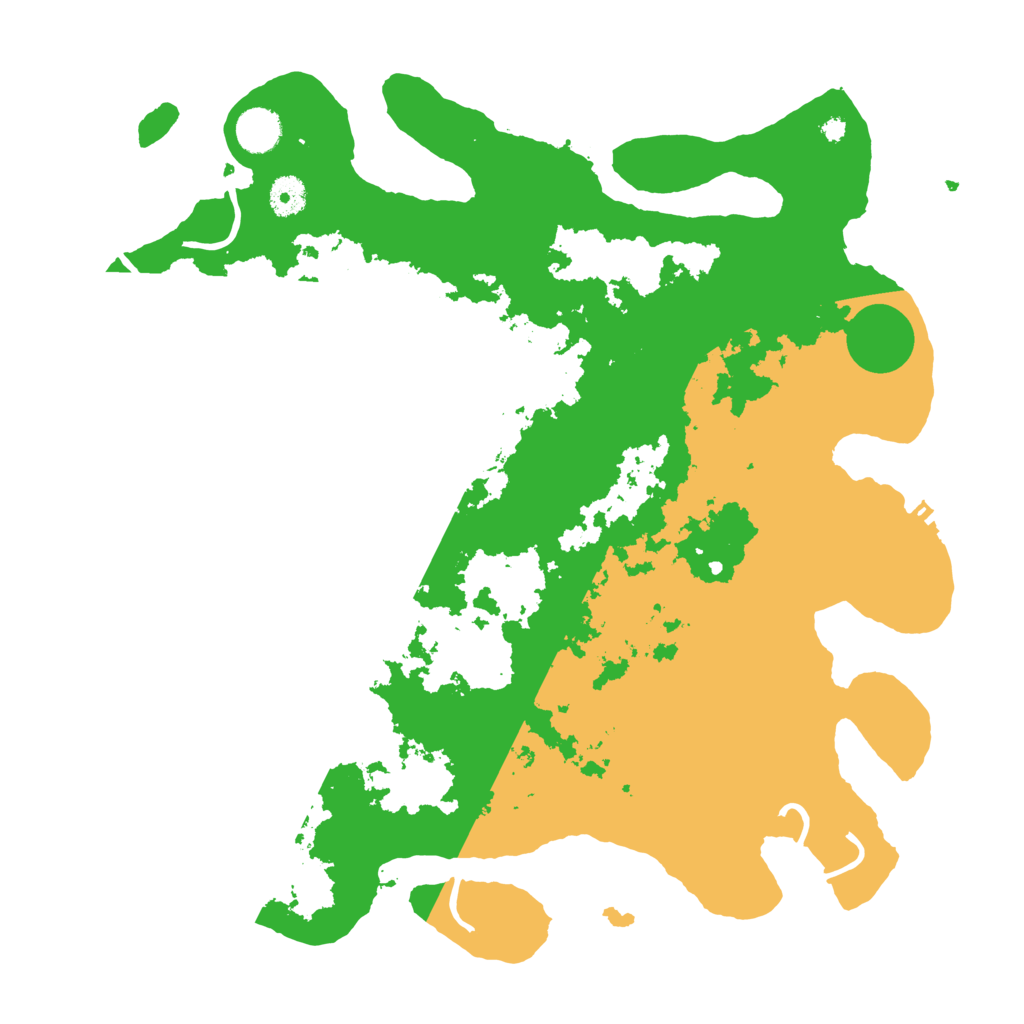 Biome Rust Map: Procedural Map, Size: 4000, Seed: 53356