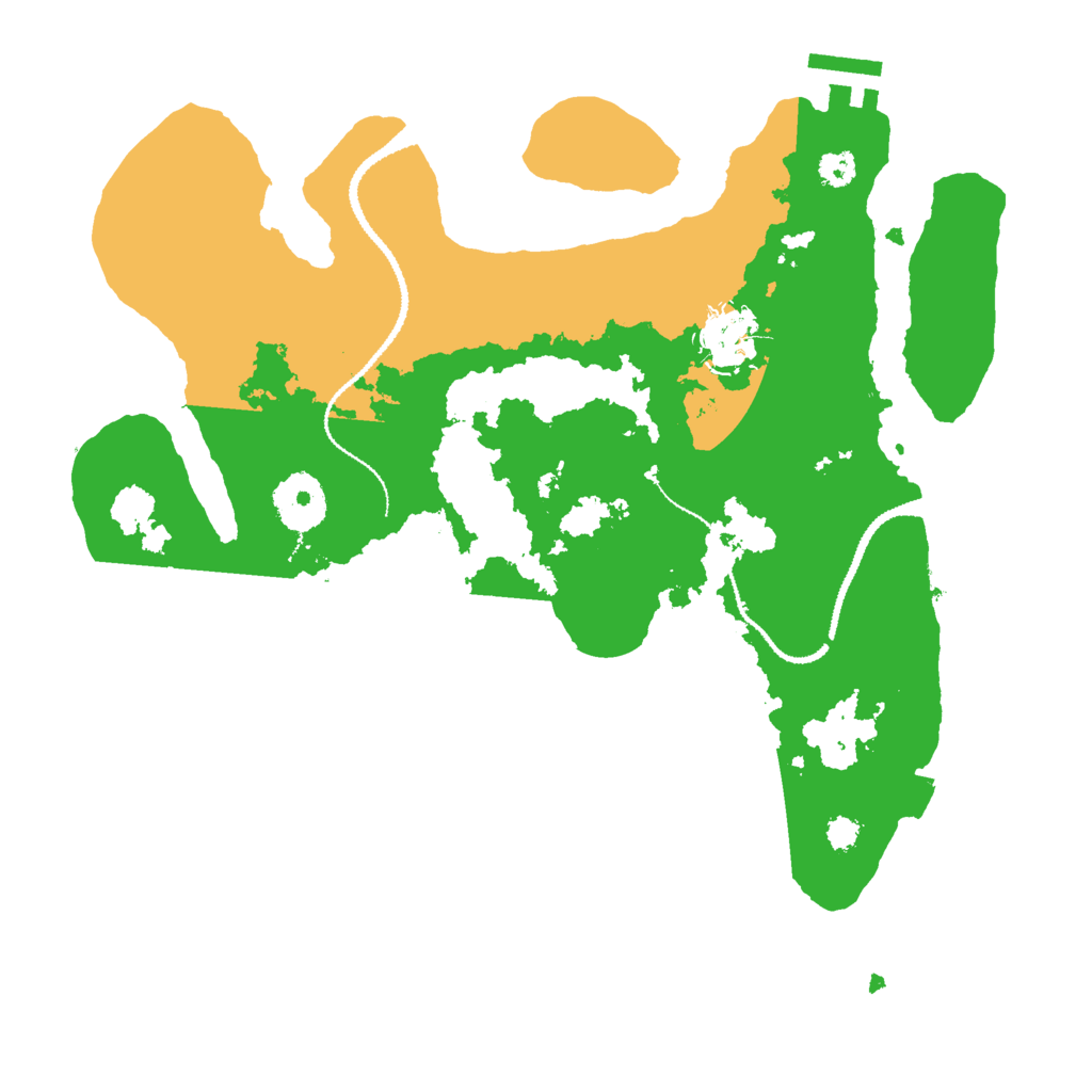 Biome Rust Map: Procedural Map, Size: 3000, Seed: 1099891537