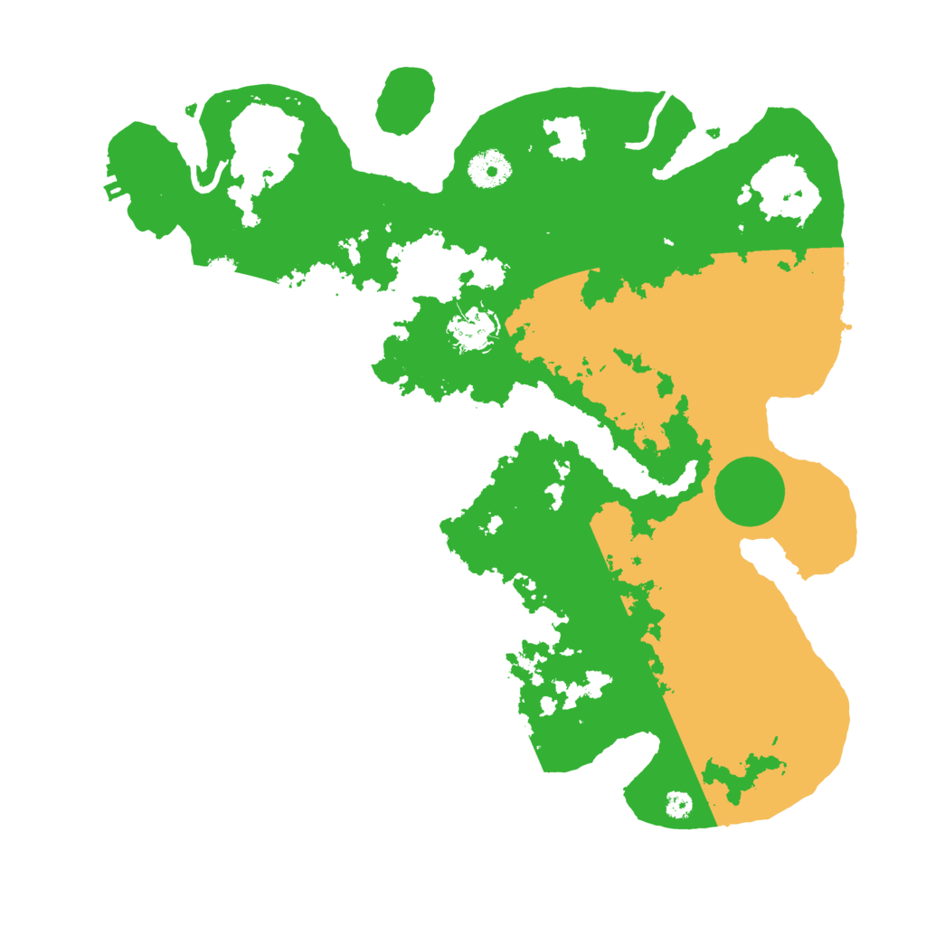 Biome Rust Map: Procedural Map, Size: 3500, Seed: 1155214219