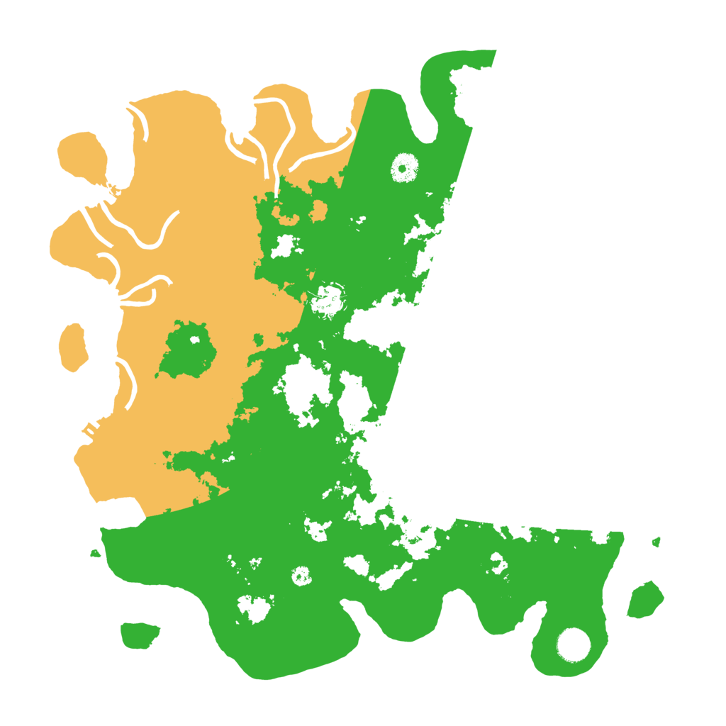 Biome Rust Map: Procedural Map, Size: 3800, Seed: 132801