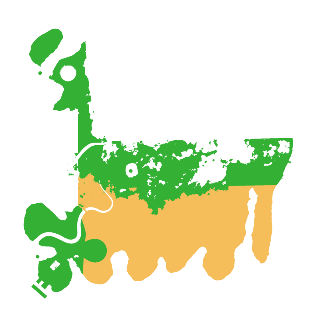 Biome Rust Map: Procedural Map, Size: 3500, Seed: 641230740