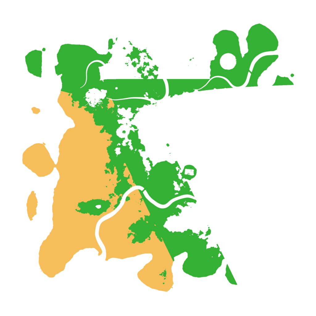 Biome Rust Map: Procedural Map, Size: 3700, Seed: 2011025023