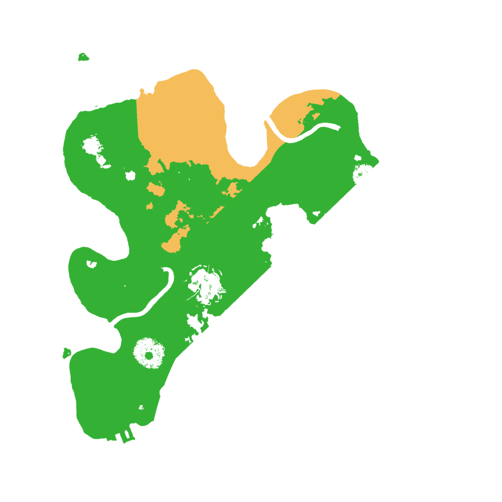 Biome Rust Map: Procedural Map, Size: 2500, Seed: 512710