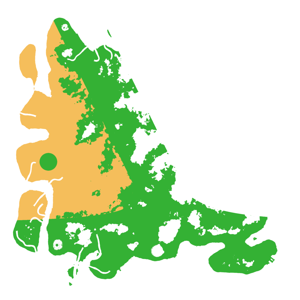 Biome Rust Map: Procedural Map, Size: 4500, Seed: 156188