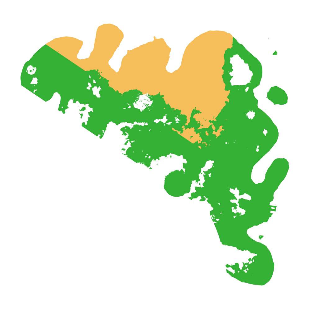 Biome Rust Map: Procedural Map, Size: 3500, Seed: 4809622