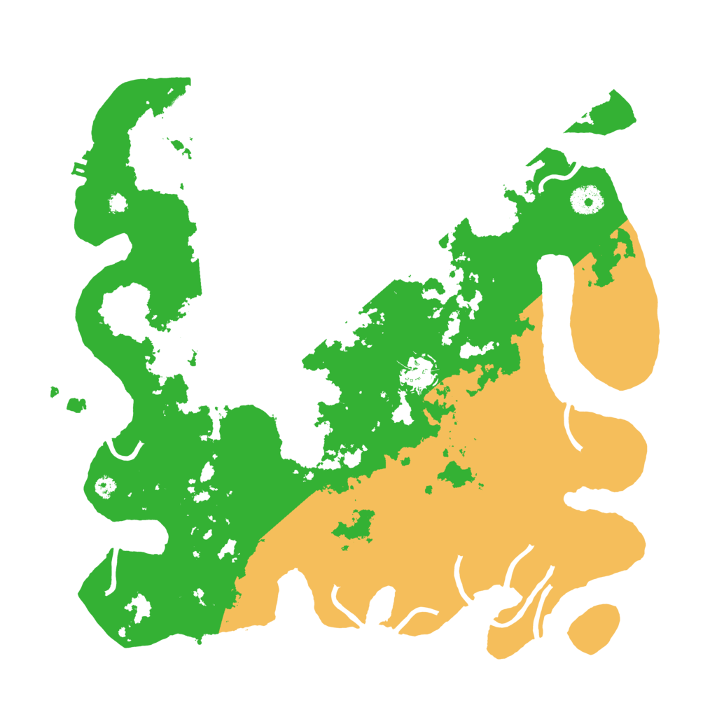 Biome Rust Map: Procedural Map, Size: 3500, Seed: 147520537