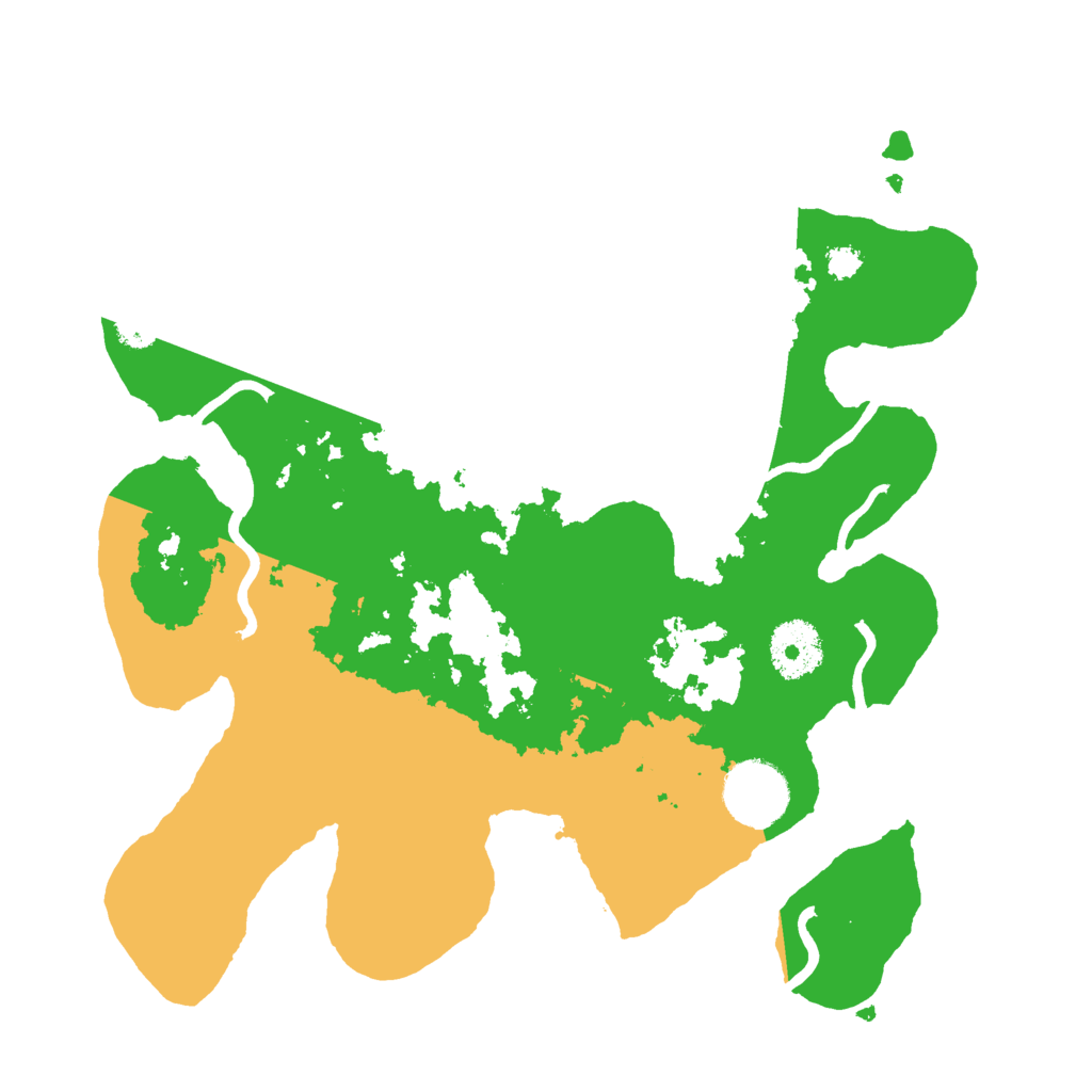 Biome Rust Map: Procedural Map, Size: 3000, Seed: 1532150687