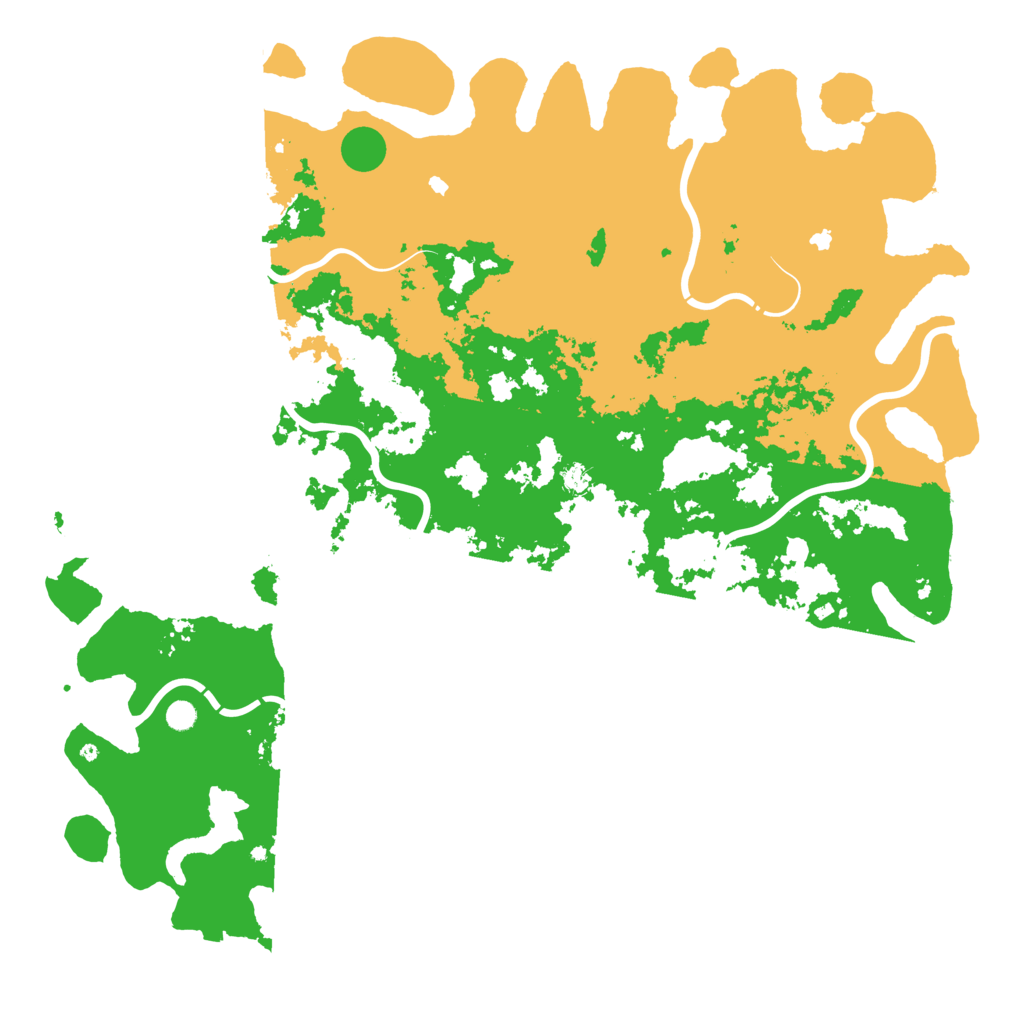 Biome Rust Map: Procedural Map, Size: 6000, Seed: 1541910956