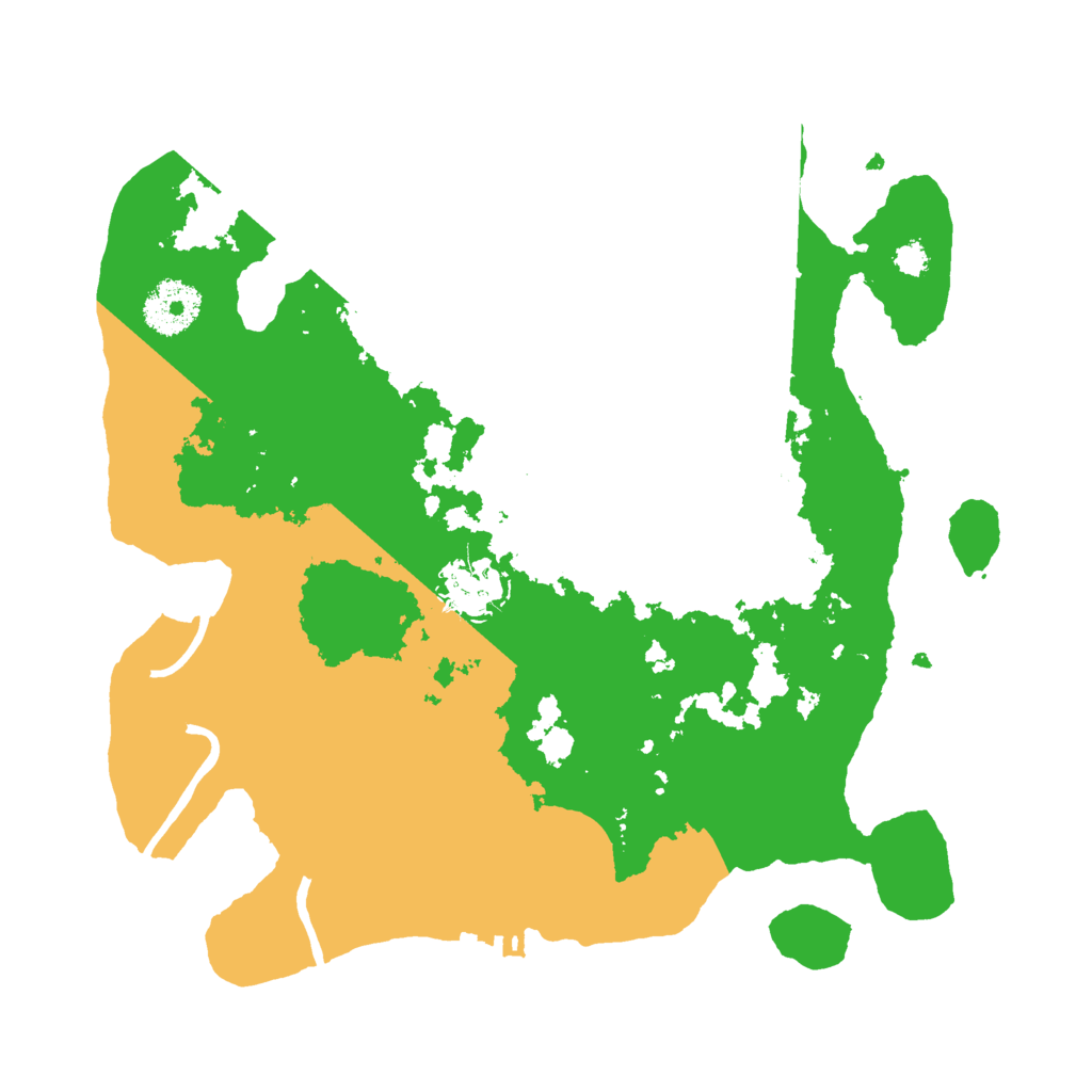 Biome Rust Map: Procedural Map, Size: 3000, Seed: 84841