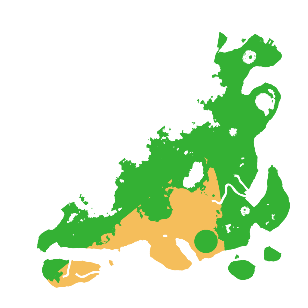 Biome Rust Map: Procedural Map, Size: 3500, Seed: 683750268