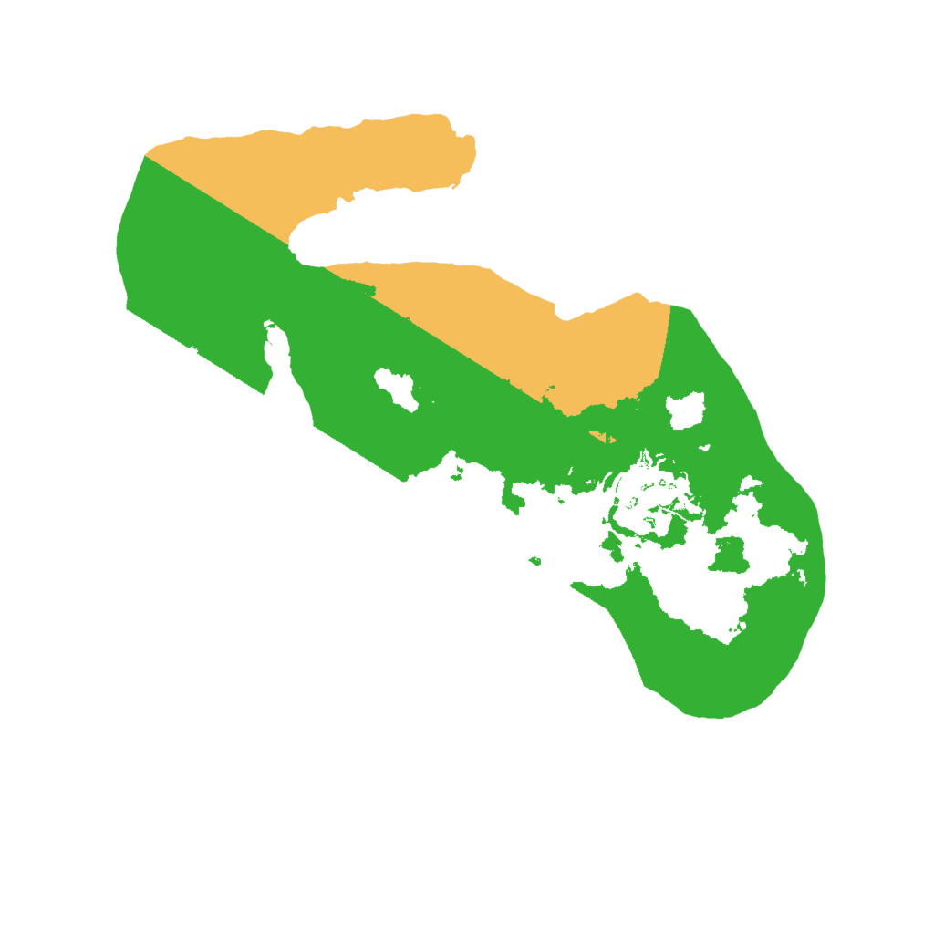 Biome Rust Map: Barren, Size: 2000, Seed: 2612