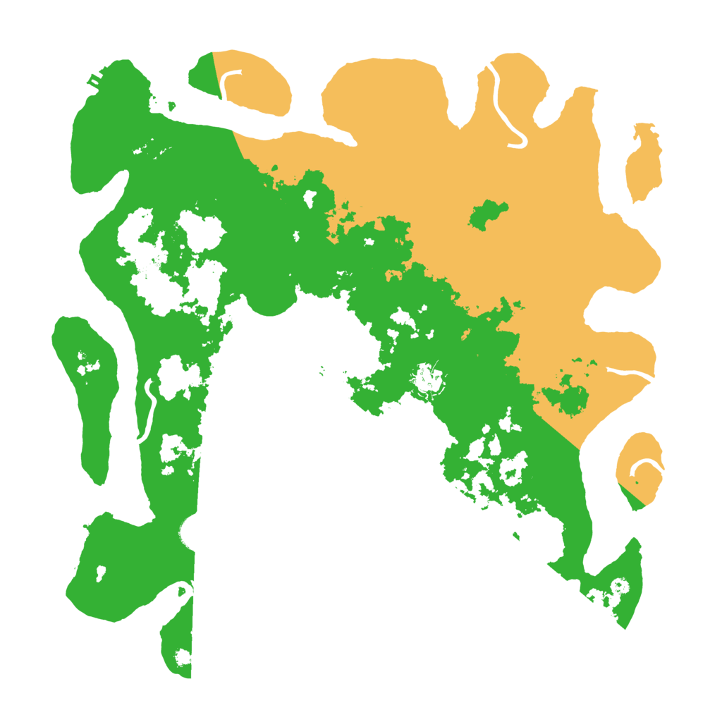 Biome Rust Map: Procedural Map, Size: 4000, Seed: 69420420