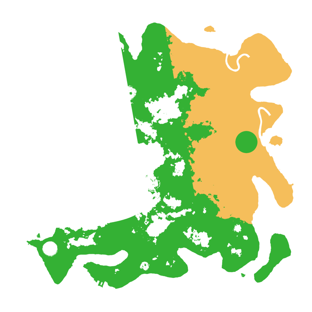 Biome Rust Map: Procedural Map, Size: 3750, Seed: 1357950745