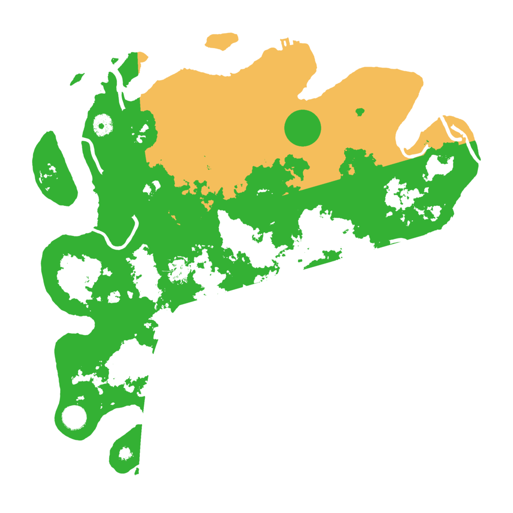 Biome Rust Map: Procedural Map, Size: 3700, Seed: 449449177