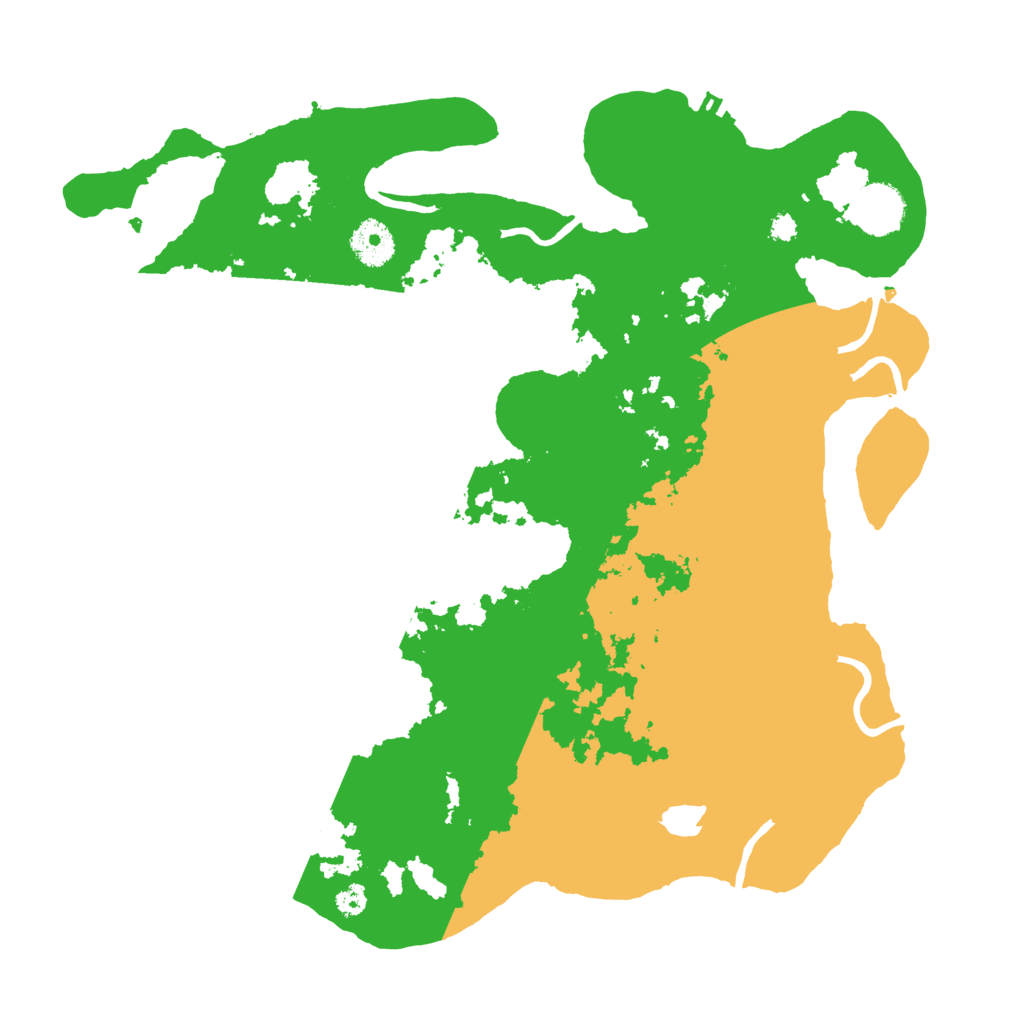 Biome Rust Map: Procedural Map, Size: 3500, Seed: 97119639