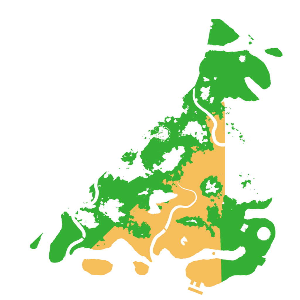 Biome Rust Map: Procedural Map, Size: 4000, Seed: 1197926771