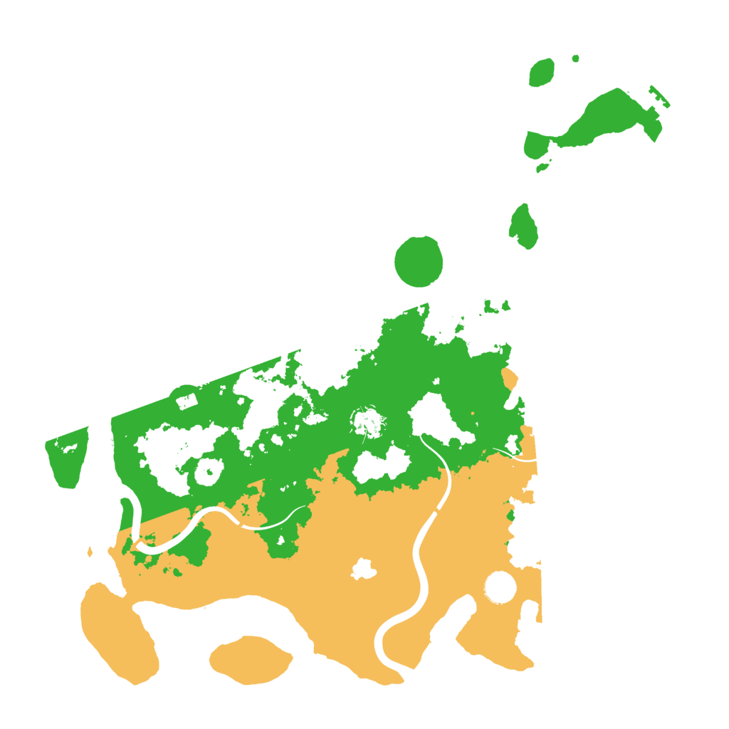 Biome Rust Map: Procedural Map, Size: 4000, Seed: 25566