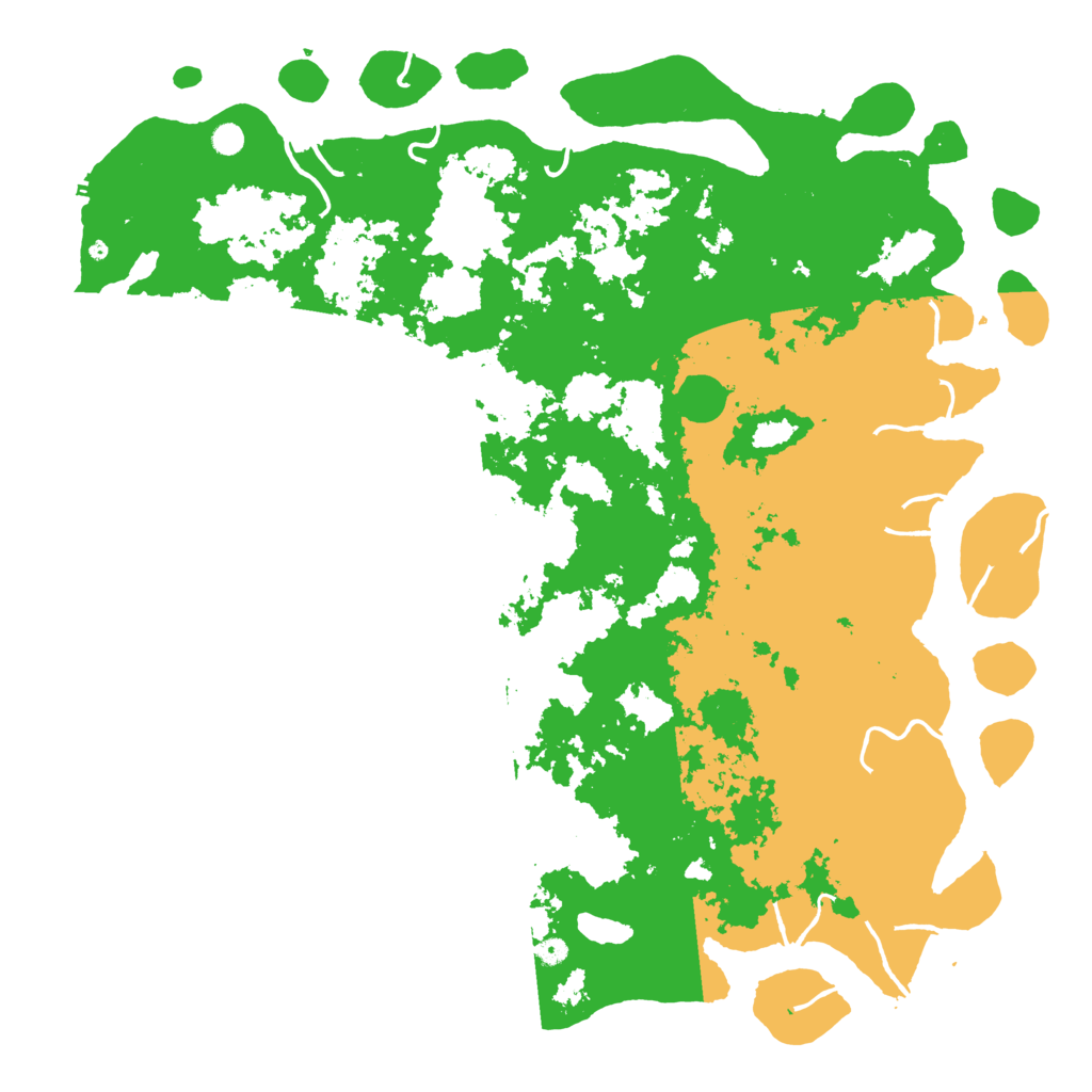 Biome Rust Map: Procedural Map, Size: 6000, Seed: 963254