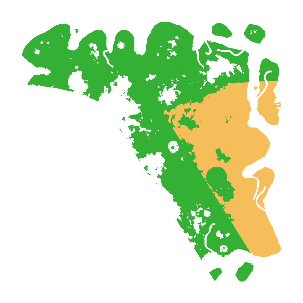 Biome Rust Map: Procedural Map, Size: 4000, Seed: 283566