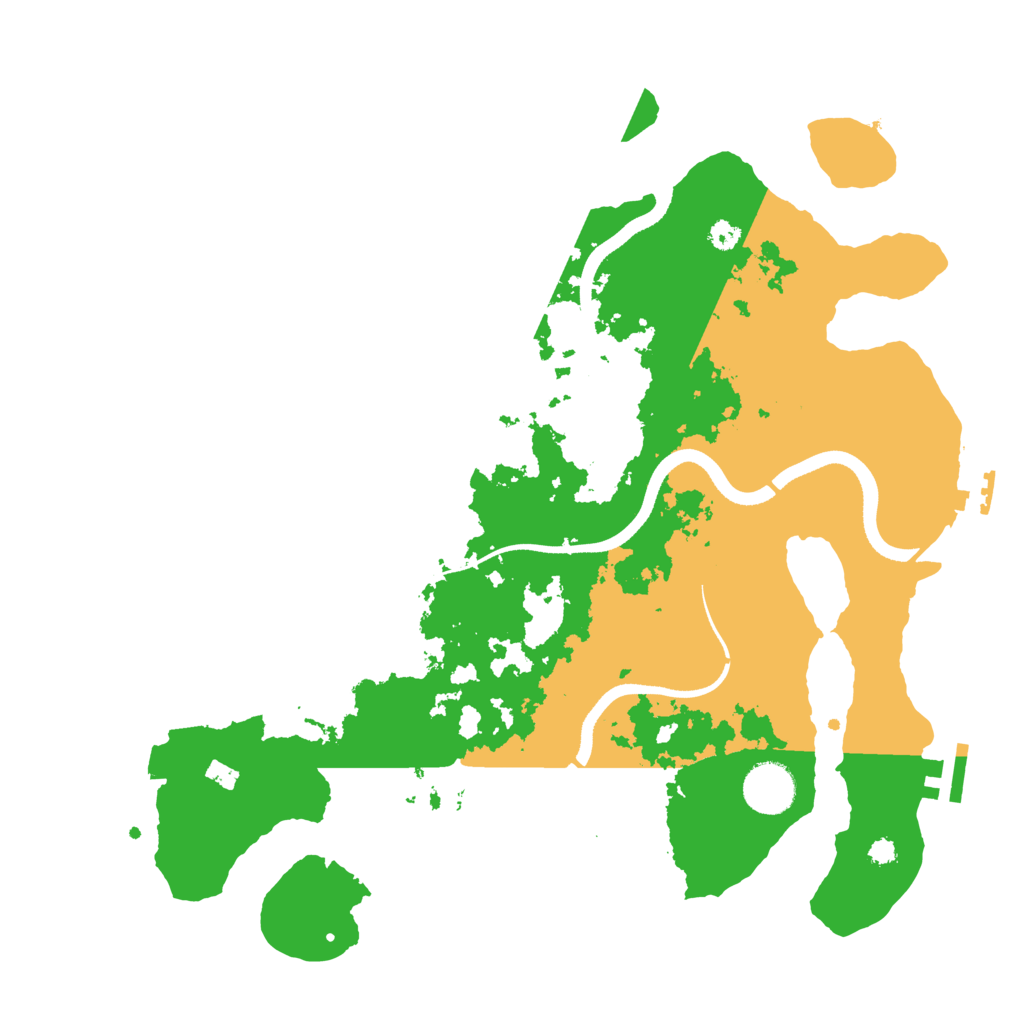 Biome Rust Map: Procedural Map, Size: 3500, Seed: 2112000