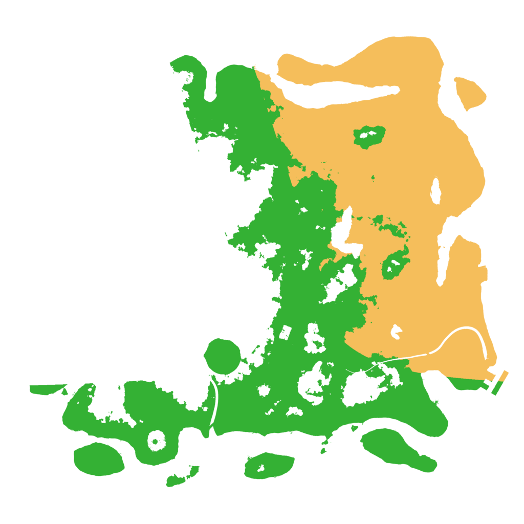 Biome Rust Map: Procedural Map, Size: 4000, Seed: 31428