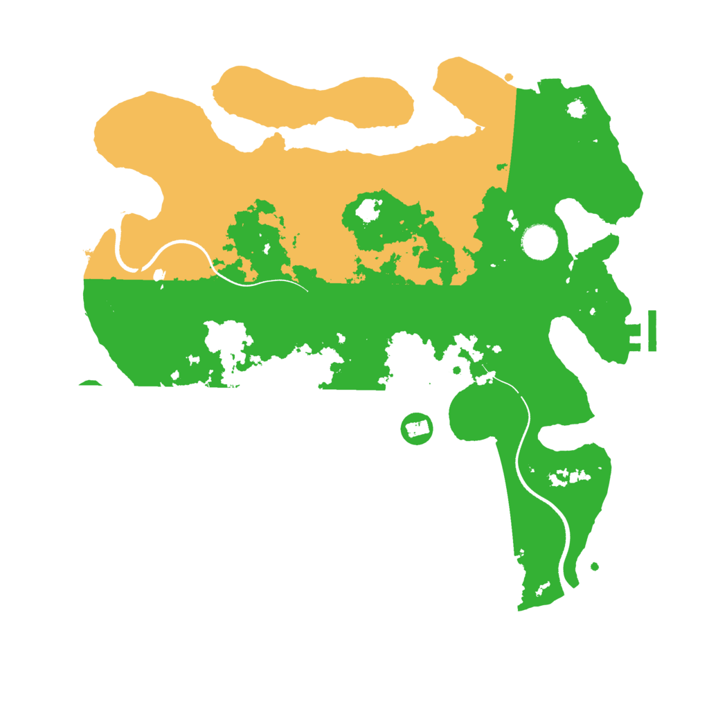 Biome Rust Map: Procedural Map, Size: 3500, Seed: 46070067