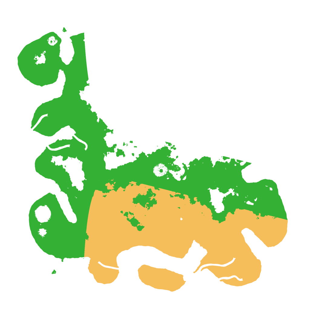 Biome Rust Map: Procedural Map, Size: 3500, Seed: 551391228