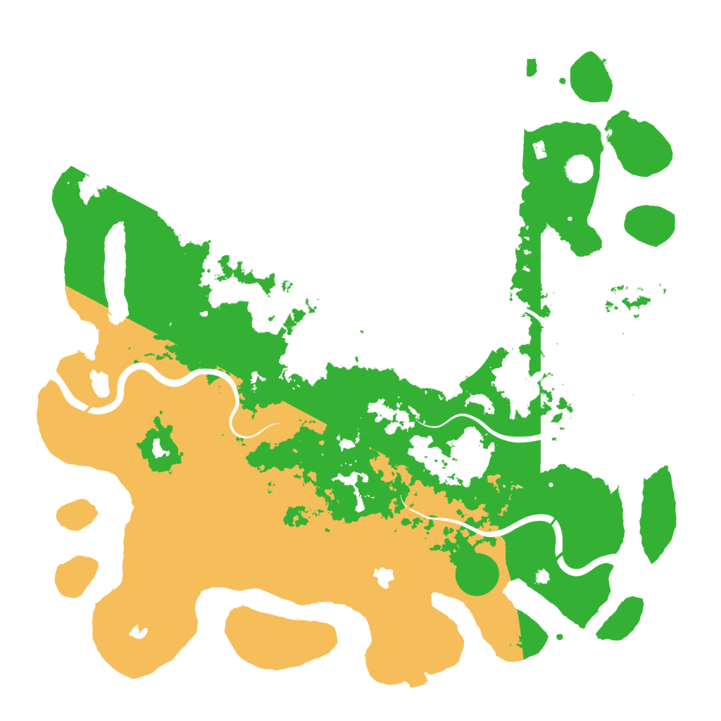 Biome Rust Map: Procedural Map, Size: 4500, Seed: 1000219140