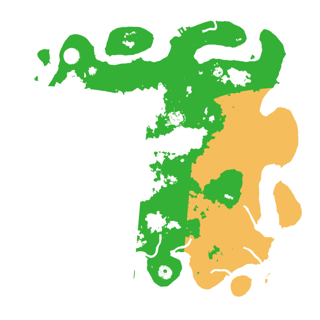 Biome Rust Map: Procedural Map, Size: 3500, Seed: 146437409