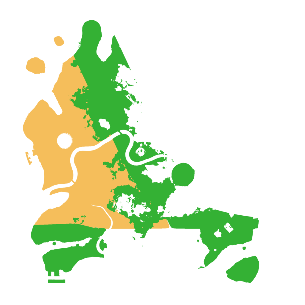 Biome Rust Map: Procedural Map, Size: 3530, Seed: 26425176