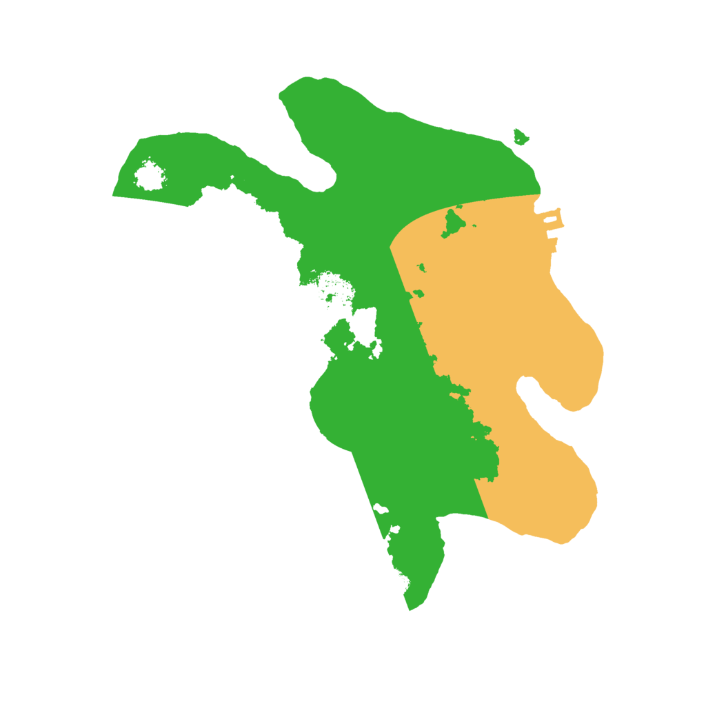 Biome Rust Map: Procedural Map, Size: 2200, Seed: 1488081878