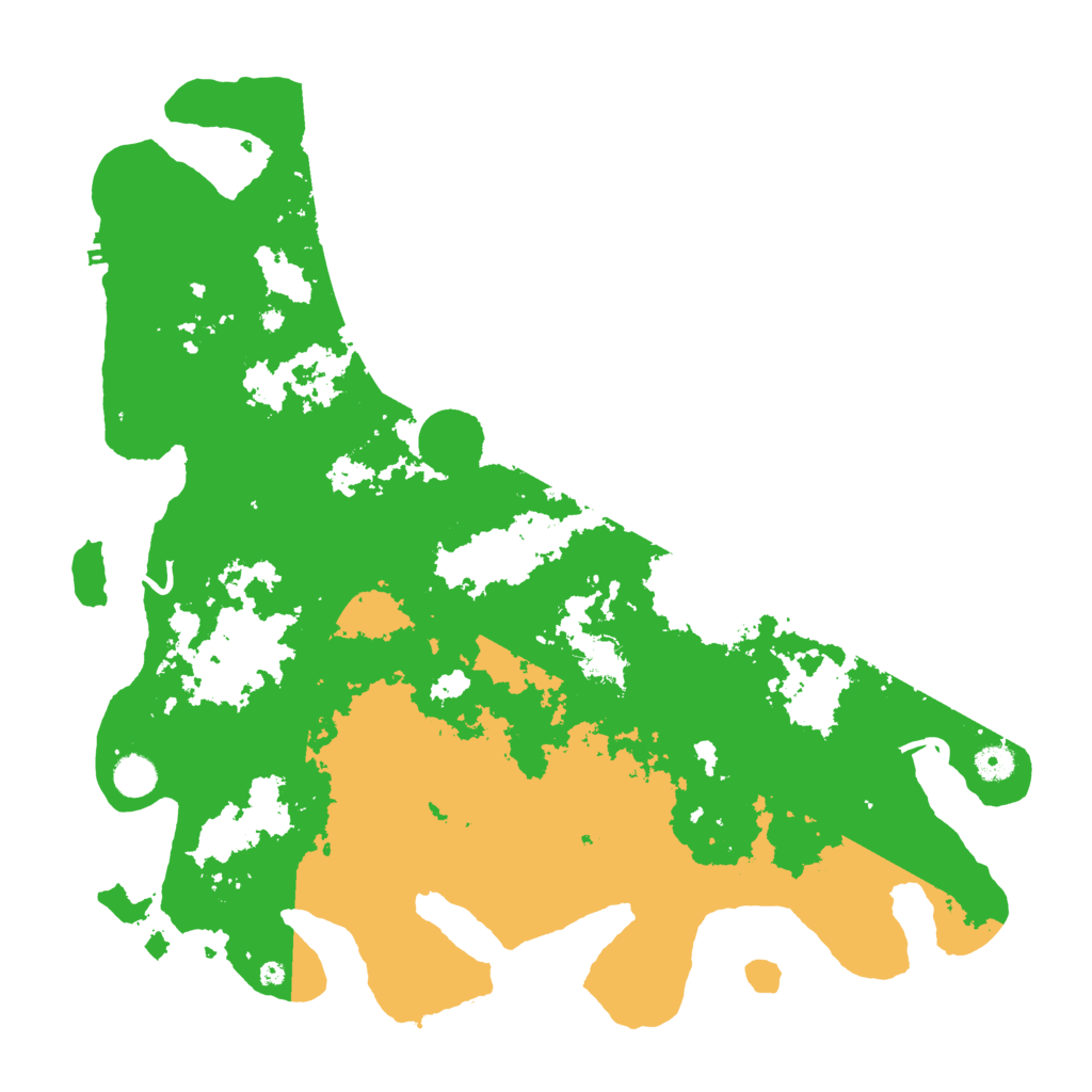 Biome Rust Map: Procedural Map, Size: 4500, Seed: 31347377