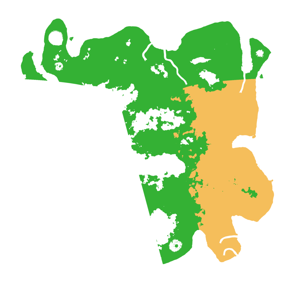 Biome Rust Map: Procedural Map, Size: 3600, Seed: 19840404